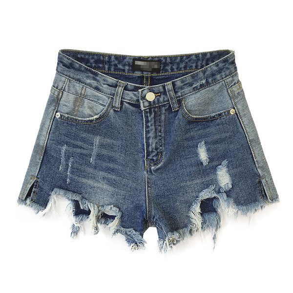 Σύγχρονη κυρίες σύντομο παντελόνι τζιν με τα πόδια razrafani