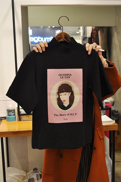 μπλούζα καθημερινές γυναίκες με κοντά μανίκια και εκτύπωσης