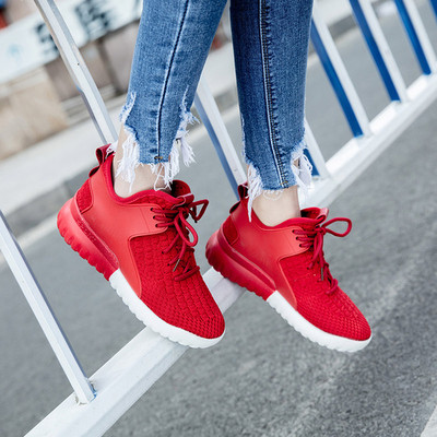 Καλοκαιρινά αναπνεύσιμα γυναικεία παπούτσια σε δύο χρώματα