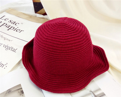 Αναδιπλούμενο κυρίες καλοκαίρι καπάκι σε πέντε διαφορετικά χρώματα