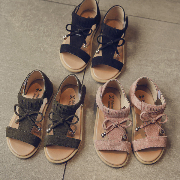 Μεγάλη girly σανδάλια σε τρία διαφορετικά χρώματα