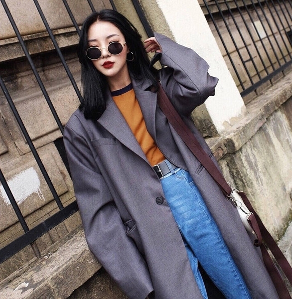 Ρετρό ηλιακό κυρίες γυαλιά με φακούς γύρο