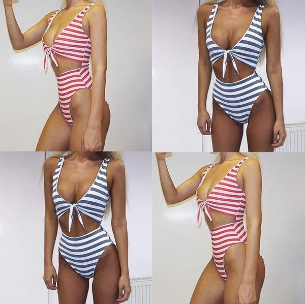 μαγιό Οι γυναίκες με μπικίνι (υψηλή μέση)