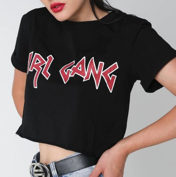 Καθημερινά κυρίες σύντομη shirt με την επιγραφή