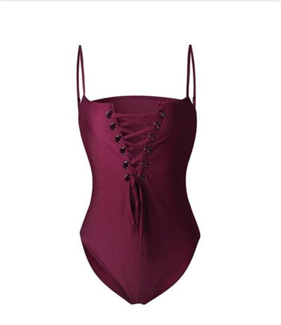 Γενικευμένη μαγιό με διακοσμητικά συνδέσεις σε 3 χρώματα