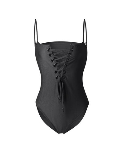 Γενικευμένη μαγιό με διακοσμητικά συνδέσεις σε 3 χρώματα