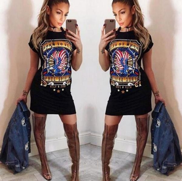 Μια μεγάλη καθημερινή κυρίες φόρεμα με μια πολύ ενδιαφέρουσα εφαρμογή