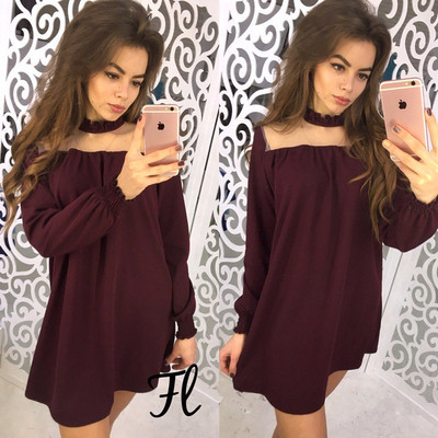 Μεγάλη κυρίες ριγέ μαύρο κοντό φόρεμα