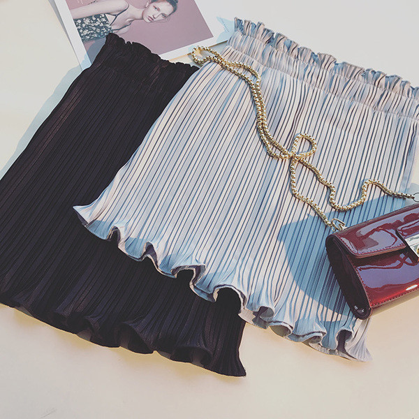 Χτύπησε το καλοκαίρι μοτίβο ευθεία πλισέ φούστα