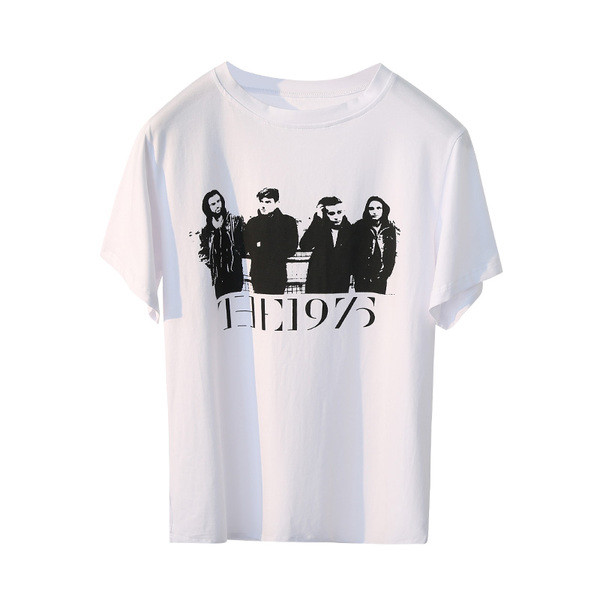 Άνετο βαμβακερό πουκάμισο με κοντά μανίκια