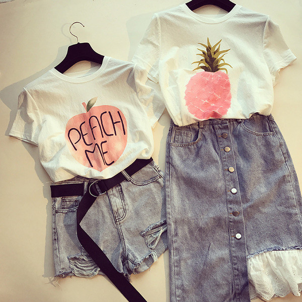 Σούπερ φρέσκα άνοιξη κυρίες βαμβάκι T-shirt