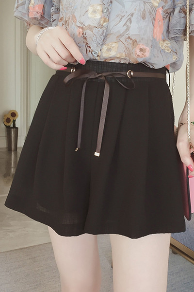 σορτς Casual γυναικών σιφόν με ευρεία πόδια