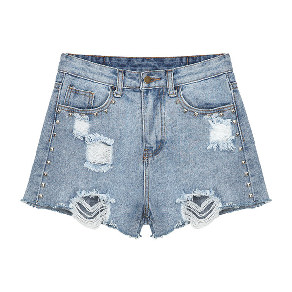 Μοναδικό κυρίες σύντομη τζιν με ψηλή μέση - χτύπημα του καλοκαιριού 2017