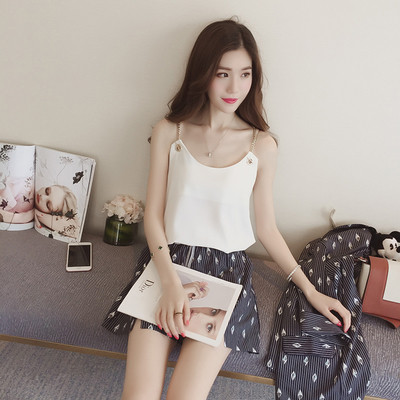 Елегантен дамски потник в пет различни цвята със златисти презрамки