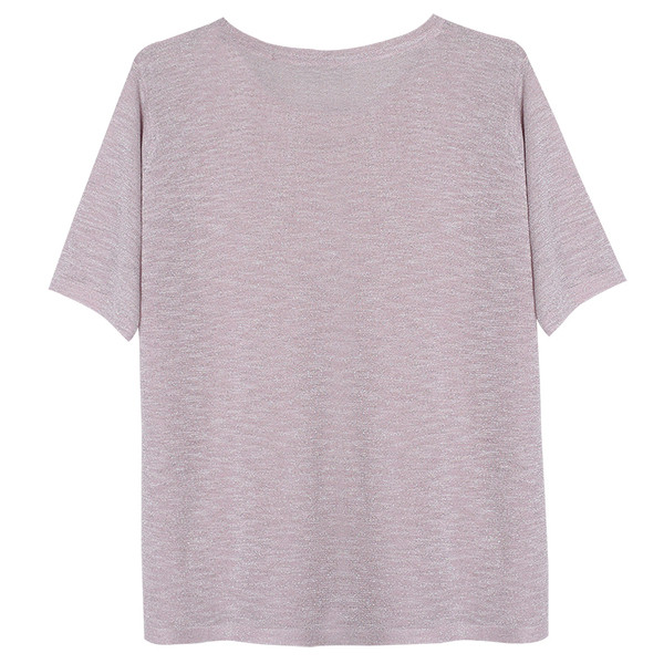 Καθημερινά κομψό T-shirt με κοντά μανίκια