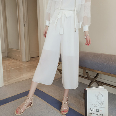 Μεγάλη κυρίες καθημερινή παντελόνι με φαρδιά πόδια