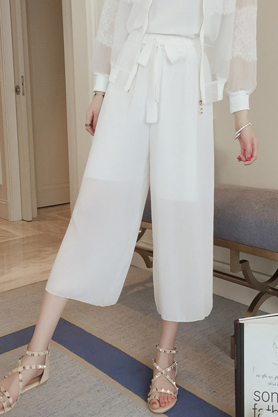 Μεγάλη κυρίες καθημερινή παντελόνι με φαρδιά πόδια