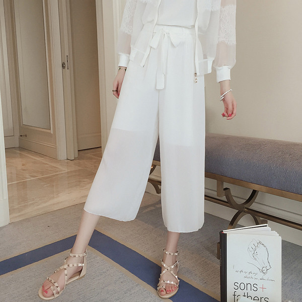 Μεγάλη κυρίες καθημερινή παντελόνι με φαρδιά πόδια