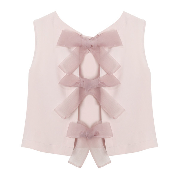 κομψό γιλέκο Awesome Γυναικών με πολλές όμορφες κορδέλες στο πίσω μέρος