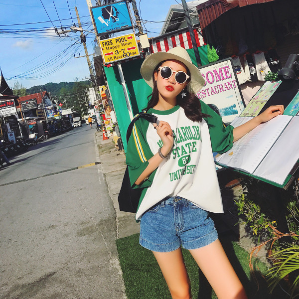 Άνετα καλοκαίρι κυρίες σορτς - τζιν