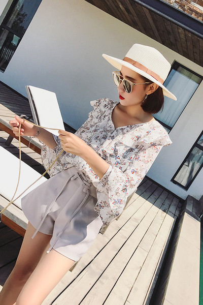 Πολύ άνετα κυρίες σιφόν άνοιξη πουκάμισο και το καλοκαίρι