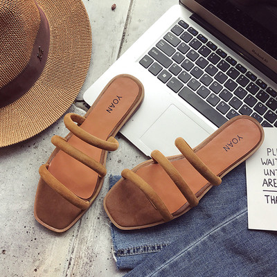 Γυναικείες παντόφλες  σουέτ