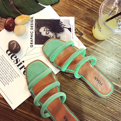 Γυναικείες παντόφλες  σουέτ