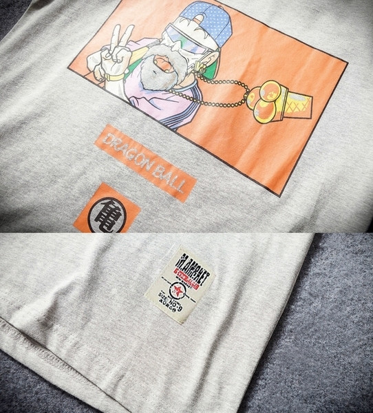 Καθημερινά T-shirt με κινούμενα σχέδια εκτύπωσης σε λευκό και γκρι