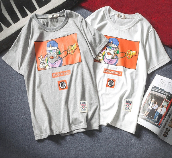 πουκάμισο Καθημερινά οι άνδρες με κοντά μανίκια με καρτουνίστικη εκτύπωσης