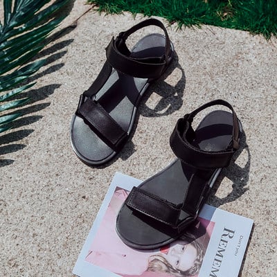 Ежедневни ниски сандалки с неплъзгаща се подметка в два цвята