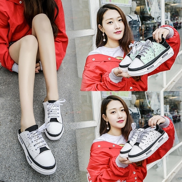 Άνετα γυναικεία παπούτσια με πολύχρωμους δεσμούς