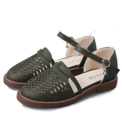 Ежедневни дишащи дамски обувки в ретро стил