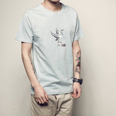 Свежа блузка с къс ръкав и апликация в пет различни цвята