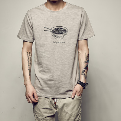 shirt των ανδρών βαμβάκι με κοντά μανίκια και την εφαρμογή σε τέσσερα διαφορετικά χρώματα