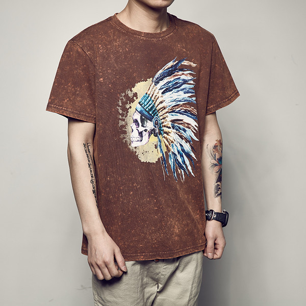 πουκάμισο Ημερομηνία άνδρες με κοντά μανίκια και σχέδια εφαρμογής στην ινδική μοτίβα