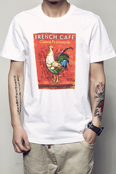 πουκάμισο Τρέχουσα άνδρες με κοντά μανίκια σε τρία χρώματα και πολλά φρέσκα πολύχρωμα εκτύπωσης