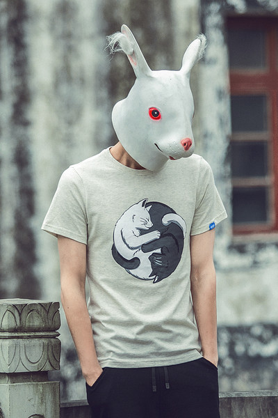 πουκάμισο Τρέχουσα άνδρες με κοντά μανίκια μοντέλο «slim fit»