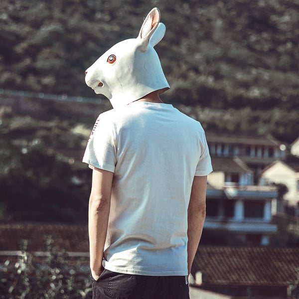 Σύγχρονη ανδρών βαμβακερό t-shirt με πολύχρωμα απλικέ - Μυστικός Δείπνος