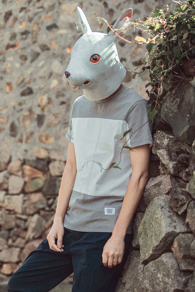 Βαμβακερό πουκάμισο με ιριδίζοντα χρώματα - δύο χρώματα