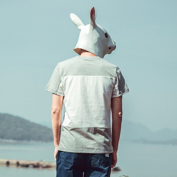 Βαμβακερό πουκάμισο με ιριδίζοντα χρώματα - δύο χρώματα