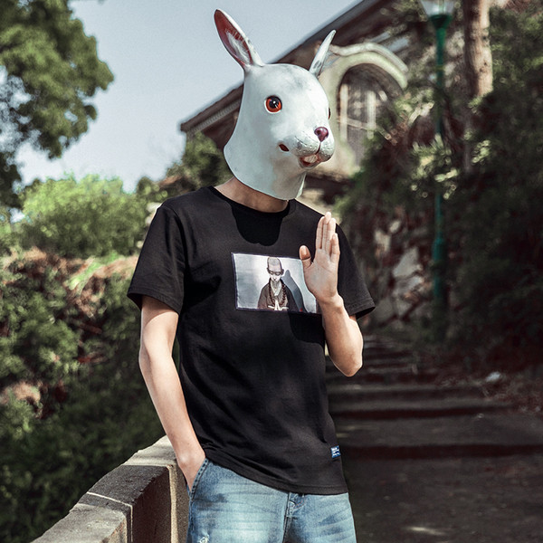 Καθημερινά βαμβακερό πουκάμισο με κοντά μανίκια και στο λαιμό κολάρο με εκτύπωση