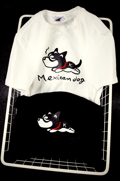 shirt μαύρο και άσπρο άνδρες με κοντά μανίκια και απλικέ