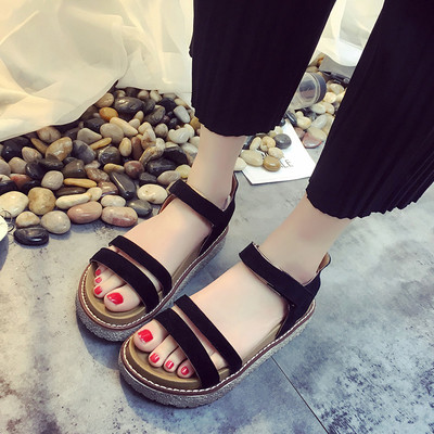 Γυναικεία υψηλή σανδάλια σε πολλά χρώματα