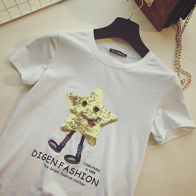 Дамски къс ръкав в бяло - 3 модела с апликации и бродерии