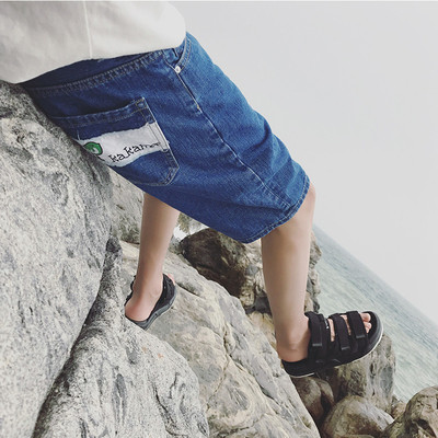 Мъжки къси дънки - тип шалварести - 2 модела