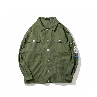 Μοντέρνο ανδρικό μπουφάν τζιν σε διάφορα χρώματα