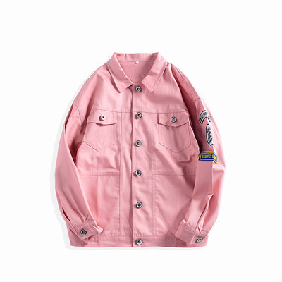 Μοντέρνο ανδρικό μπουφάν τζιν σε διάφορα χρώματα