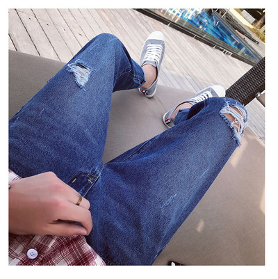 τζιν Μοναδικά κομψά ανδρών 7/8 κατάλληλο για τις ζεστές μέρες του καλοκαιριού