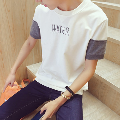 T-shirts με γράμματα και χρωματιστά μανίκια - διάφορα μοντέλα