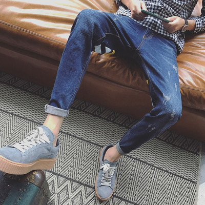 παντελόνια τζιν Chic ανδρών με την εφαρμογή